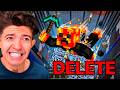 MINECRAFT BUT LOSING = DELETE WORLD 😭 | PrestonPlayz