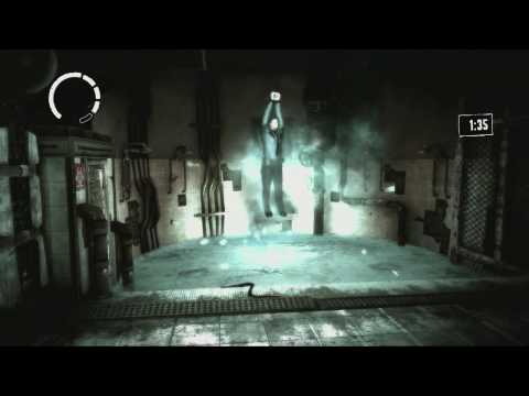 Batman: Arkham Asylum - Harley Quinn & 2 security guards stage (Xbox 360) (HD)