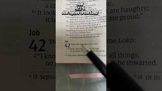 The Jesus Bible Job 42:1-6 #biblestudy #biblereading #jesus #jesuschrist #bible #follow #jesussaves