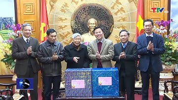 (TTV) Nguyên Tổng Bí thư Lê Khả Phiêu chúc tết tỉnh Thanh Hoá