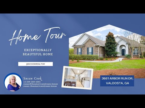 3661 Arbor Run Dr, Valdosta, GA home video tour