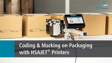Coding & Marking on Packaging with HSAJET® Printers