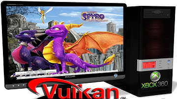 XENIA Xbox 360 Emulator - The Legend of Spyro: Dawn of the Dragon (2008). Ingame. Vulkan. Test #6