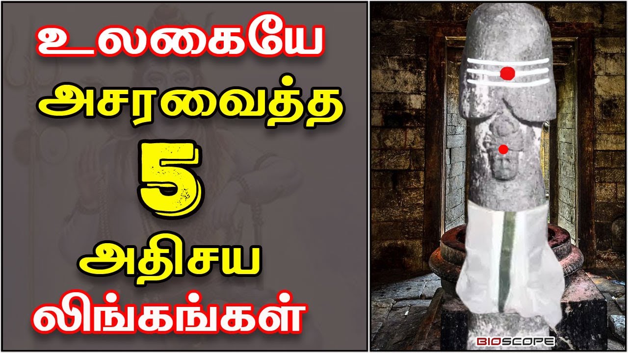 உலகையே அசரவைத்த 5 அதிசய சிவ லிங்கங்கள் | சிவ லிங்க வகைகள் | Shiva lingam | Tamil | Bioscope