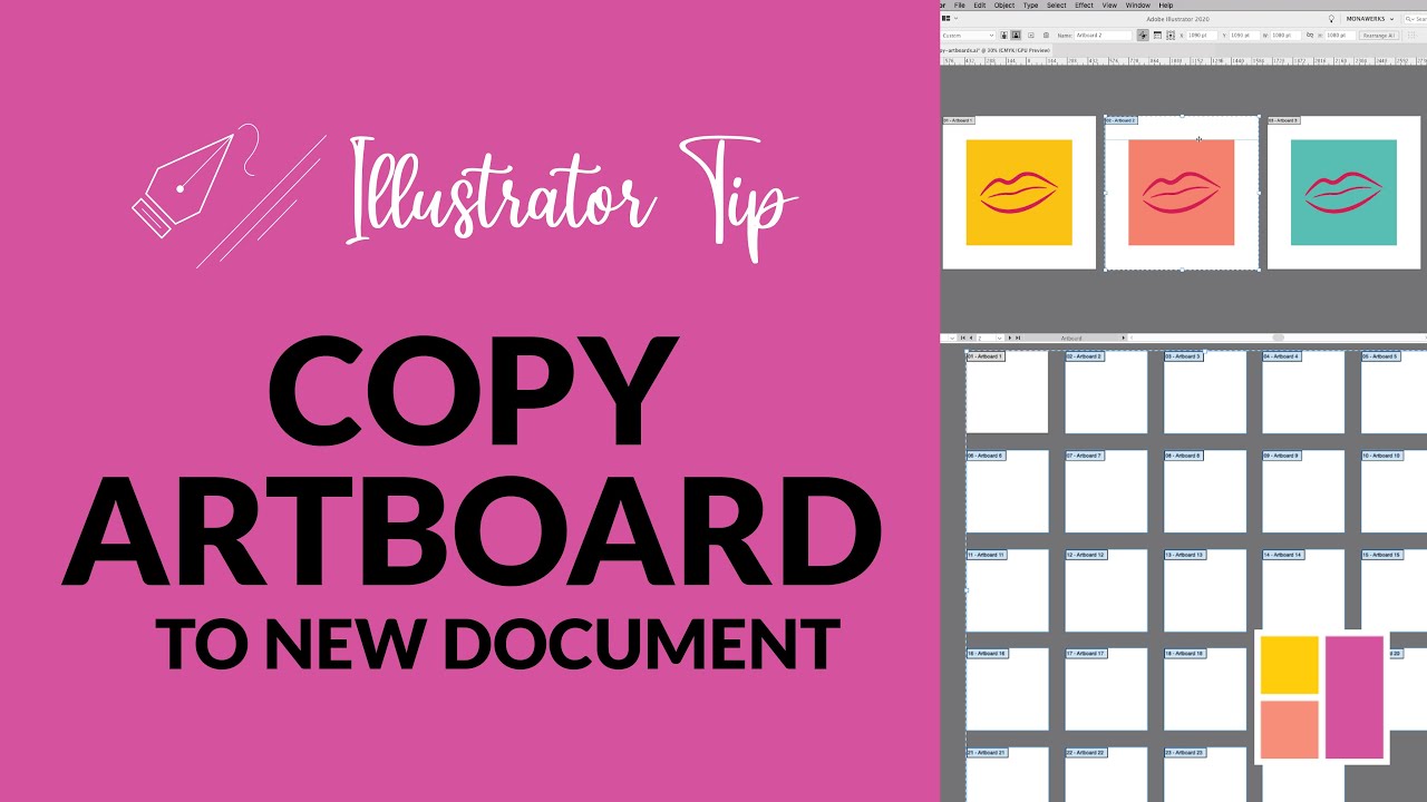 Copy Artboard In Illustrator To A New Document