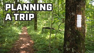 How to find trails and plan a backpacking trip