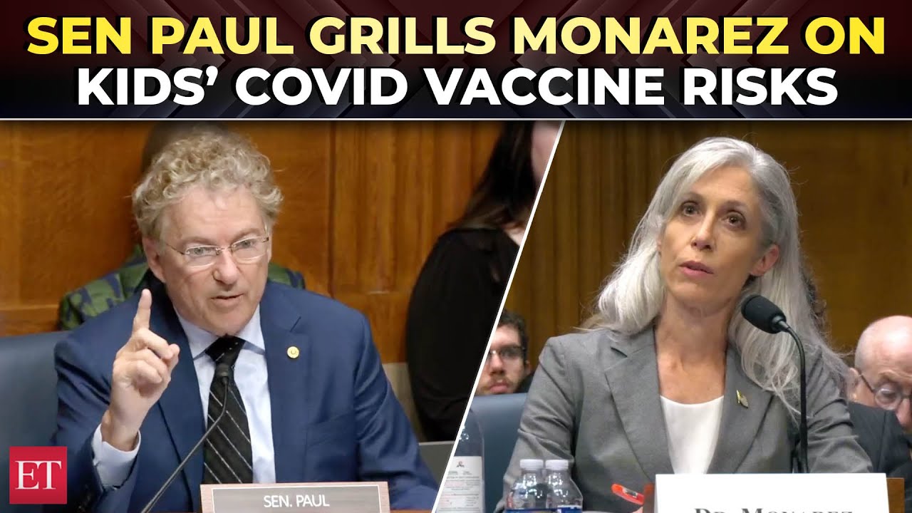 ‘That’s ridiculous answer’: Rand Paul blasts Susan Monarez over COVID vaccine benefits for children