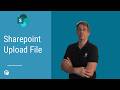 Upload Files to SharePoint from a Website | REST, Graph, Large Files & Metadata