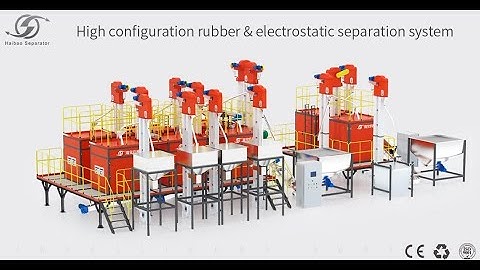 Electrostatic Separation Sorting Machine of Mixed Plastics PVC and PET PP PET ABS Aluminum