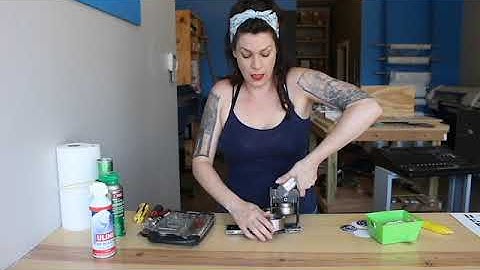 Tecre button machine repair by Becky Buttons from ButtonMakers.net - crimp die too high