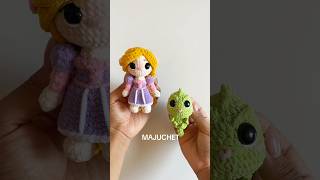 RAPUNZEL YA DISPONIBLE EN MI CANAL DE YOUTUBE❤️ #crochet #amigurumi #rapunzel #princess #pascal #fyp