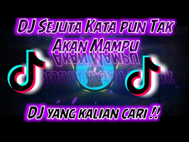 DJ SEJUTA KATA PUN TAK MAMPU|| SESUATU YANG SEMPURNA| |Viral TikTok 2022 class=