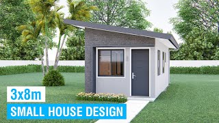 Small House Design Ideas Narrow Plan 2 Bedroom (3x8m/10x26ft) Model No.05 Small House Design Ideas Narrow Plan 2 Bedroom (3x8m/10x26ft) Model No.05