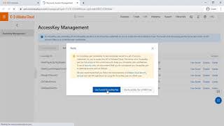 How to fetch Alibaba Cloud Provider credentials through Alibaba Console-Click2Cloud