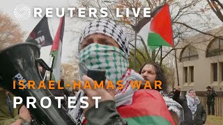 LIVE: Protest in West Bank in solidarity with Palestinians in Gaza