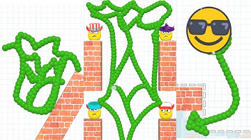 Draw To Smash logic puzzle brain game level 294vto 314  #gaming