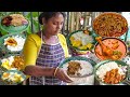 Hardworking Lady Selling Cheapest RoadSide Unlimited Meals | Indian Street Food