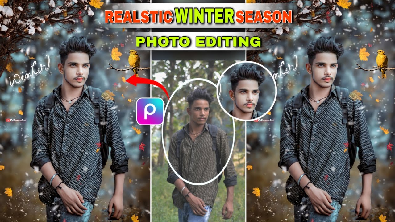 🥶 Realistic Winter Season Photo Editing || Winter फोटो एडिटिंग करना सीखे। Picsart Photo Editing