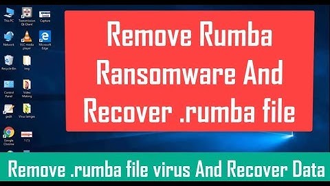 Remove .rumba file virus, Rumba Ransomware From PC (Recover Files)
