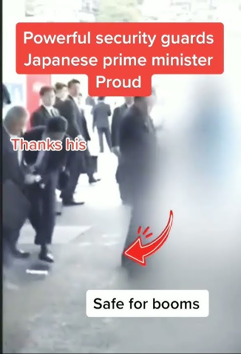Japanese Prime Minister's Powerful Security Guard