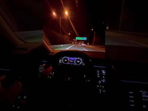 Skoda superb top speed fastdriver gece snap