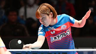 平野美宇 vs 笹尾明日香 T10-10 木下アビエル神奈川 vs  日本生命レッドエルフ 08月11日 江戸川区総合文化センター Miu Hirano Asuka Sasao【卓球 Tリーグ公式】