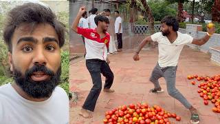 Tomato fight ho gai 😨 Ajay vs Arman