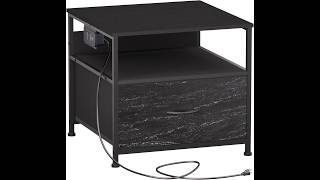 Unionly 180lb Mini Fridge Table, Black Review - Pros & Cons - Unionly 180 lb Mini Fridge Table