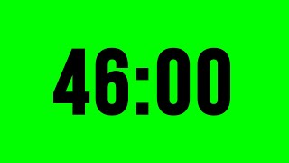 Timer 46 Minute With Alarm ⏱ No Music