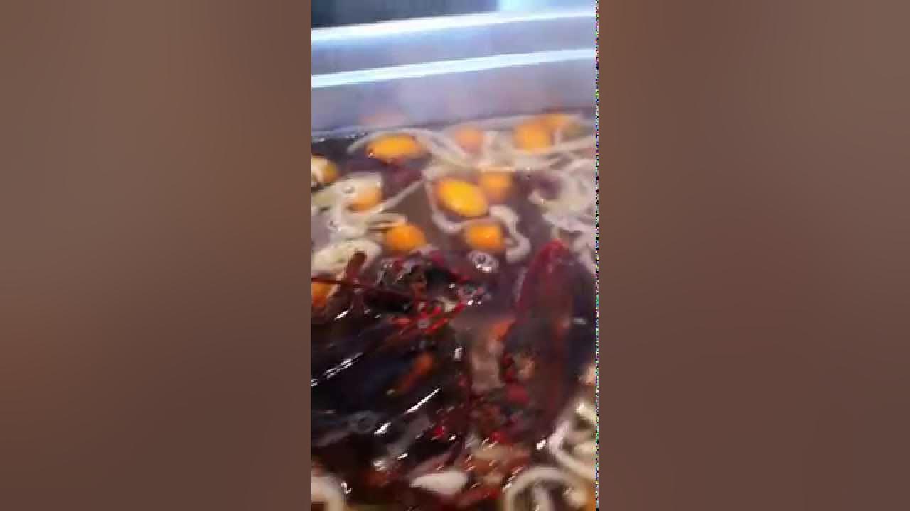 Cuisson rapide de Homards au Court Bouillon (Lobsters express cooking