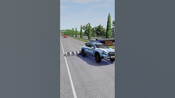 Cars vs Big Speed Bump - BeamNG.Drive