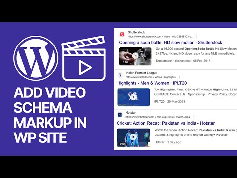 How to Add Video Schema Markup in WordPress For Free? Without Coding 🎬
