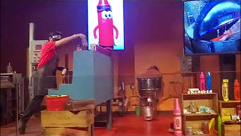 Crayola Experience Orlando Florida- Part 6-How they make crayon 🖍