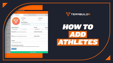 How to Add Athletes into TeamBuildr