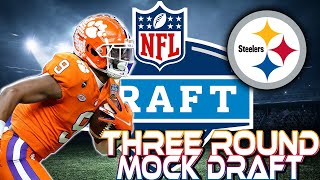 #1 Running Back of the future !!! Pittsburgh Steelers 3 round mock draft W/ trades