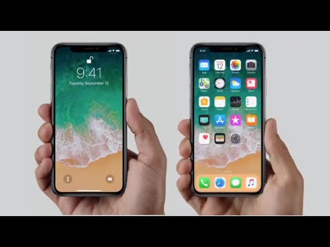 iPhone X on