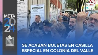 Se terminan las boletas en la casilla especial de la Colonia Del Valle Centro