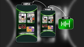 Convert audio | to Images | and then to a final video.