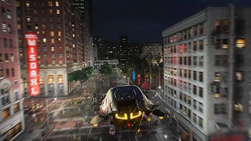 GTA5 Cyberpunk Vehicle Gameplay With Realistic Graphics Mod And Ray Tracing On RTX 3080 4K60FPS