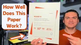 How Well Does This 8.5 x 11 US Letter Size Thermal Paper Work