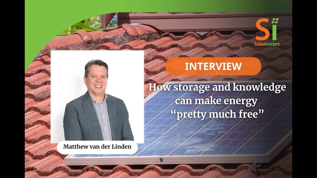 How storage and knowledge can make energy “pretty much free” | Solar Insiders