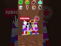Secret low jump by los tralalaleritos and Italian brainrot mobs in Minecraft #shorts