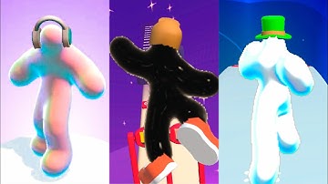 BLOB RUNNER NOOB VS HACKER GAME MAX NEW LEVEL ANİMATİON HOUSE #blobrunner3d #mobilegame #gameplay