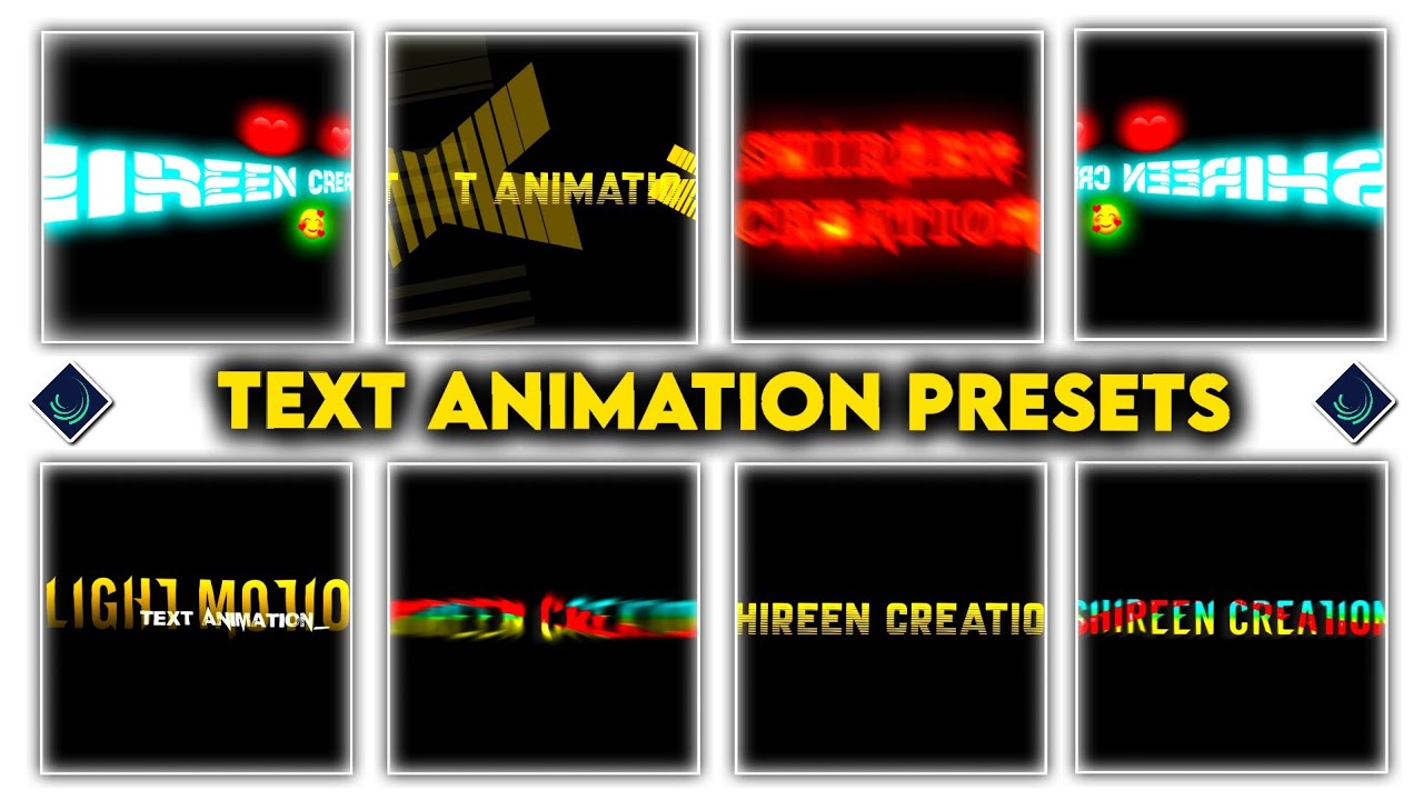 Part# 64 Top 5 New Trending Text Animation Presets | Alight Motion Text Animation Presets Download