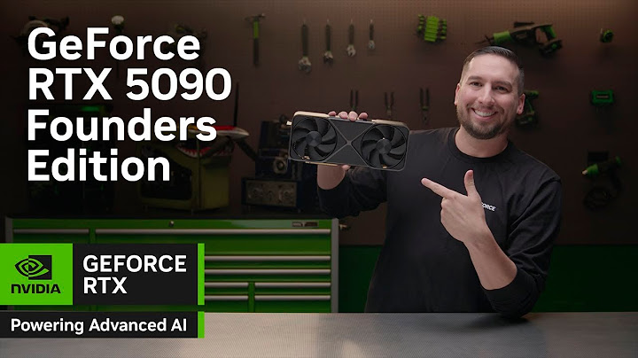 A GeForce RTX 5090 Founders Edition