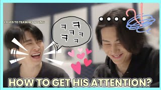 How Youngjae teased Jay B to get his attention 😂