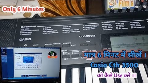 Casio Ctk 3500 Review & How To Use In Cubase 5 How To Setup The Midi Keyboard In Our Recording