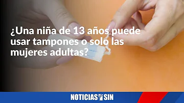 ¿Puede un niño de 12 años llevar un tampón?