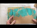 Gel Plate Mono-Printed Note Cards–A Tutorial Demo