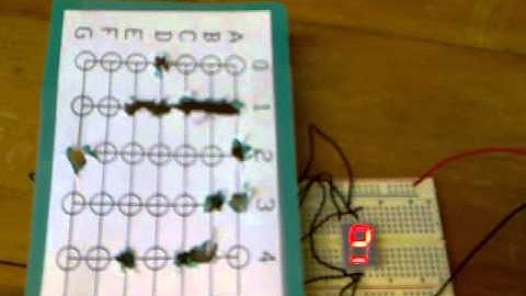 Counter using LDR voltage divider as a switch for 7 segment display